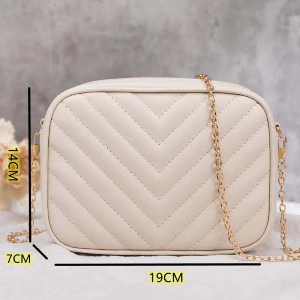 Small Beige Crossbody Bag - Picture 4 of 4
